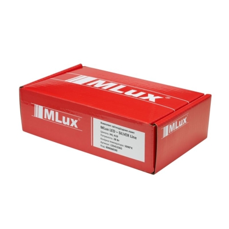 H4/H19, 28 Вт, 5000°К Комплект MLux LED - Silver Line