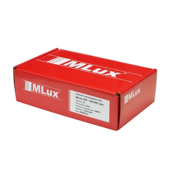 H1, 28 Вт, 4300°К Комплект MLux LED - Silver Line