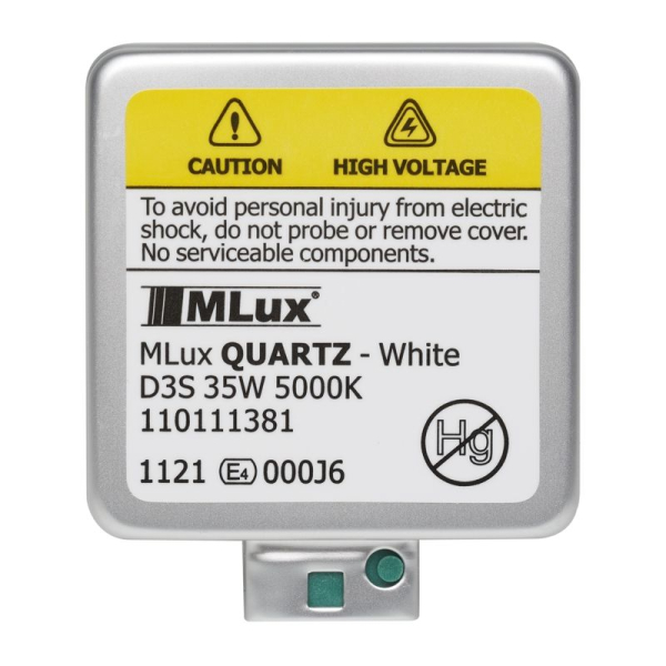 D3S, 35 Вт, 5000°К MLux QUARTZ - White лампа (1 шт.)