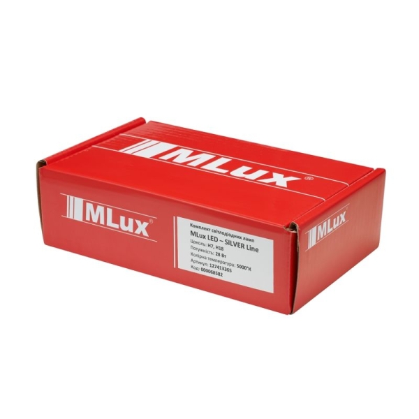H7/H18, 28 Вт, 5000°К Комплект MLux LED - Silver Line