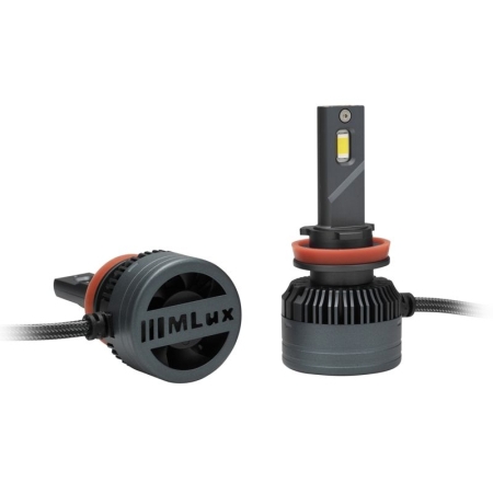 H11/H8/H9/H16, 55 Вт, 5000°К Комплект MLux LED - Black Line H11/H8/H9/H16, 55 Вт, 5000°К Комплект MLux LED - Black Line