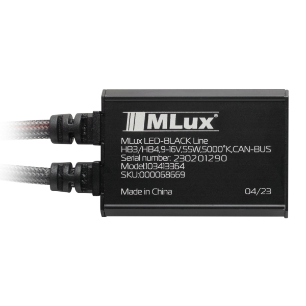 HB3/HB4, 55 Вт, 5000°К Комплект MLux LED - Black Line