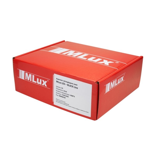 H1, 55 Вт, 4300°К Комплект MLux LED - Black Line