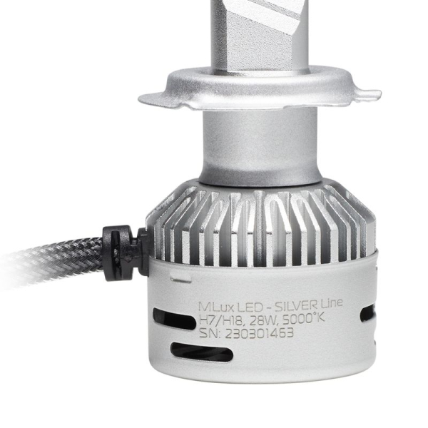 H7/H18, 28 Вт, 5000°К Комплект MLux LED - Silver Line