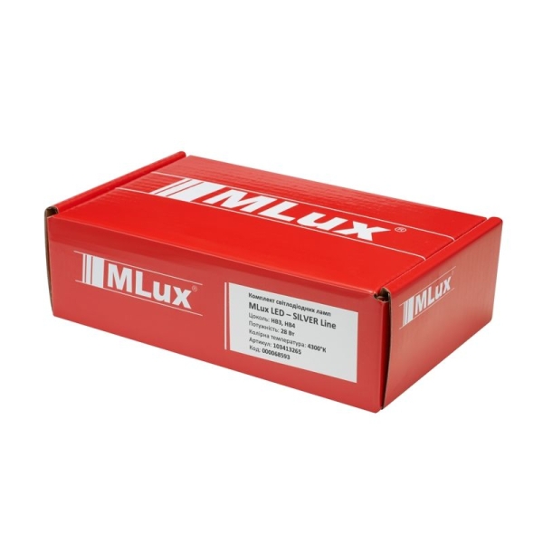 HB3/HB4, 28 Вт, 4300°К Комплект MLux LED - Silver Line