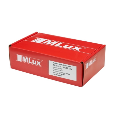 H4/H19, 28 Вт, 4300°К Комплект MLux LED - Silver Line