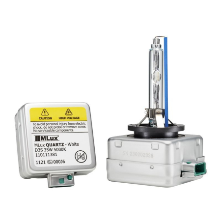 D3S, 35 Вт, 5000°К MLux QUARTZ - White Double-Box (2 шт.)