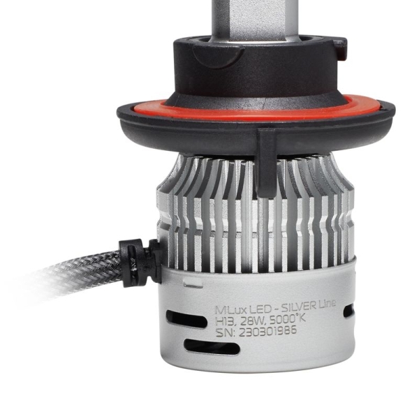 H13, 28 Вт, 5000°К Комплект MLux LED - Silver Line