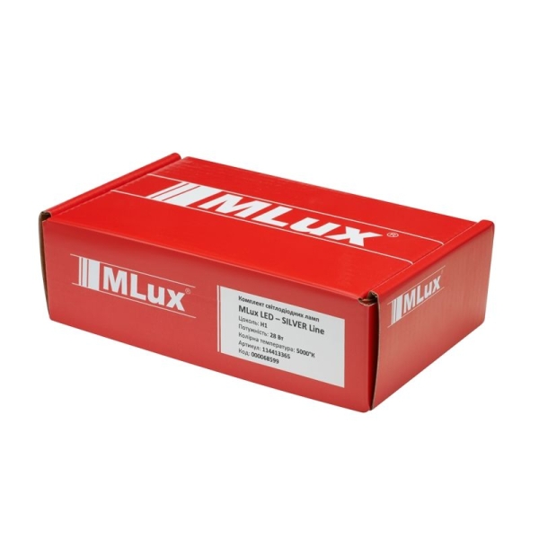 H1, 28 Вт, 5000°К Комплект MLux LED - Silver Line