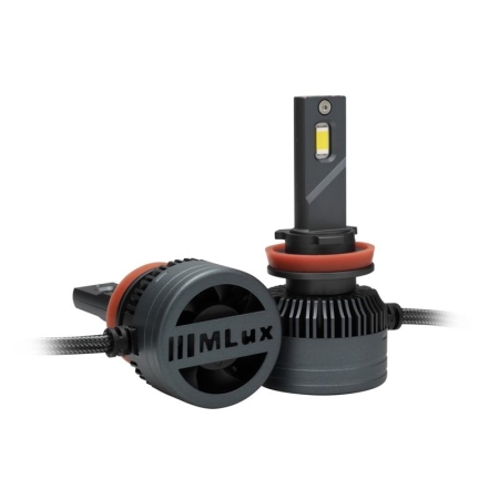 H11/H8/H9/H16, 55 Вт, 5000°К Комплект MLux LED - Black Line H11/H8/H9/H16, 55 Вт, 5000°К Комплект MLux LED - Black Line