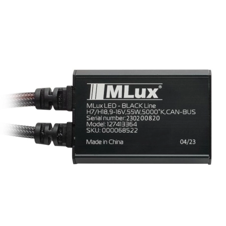 Комплект ламп MLux LED - BLACK Line H7/H18, 55 Вт, 5000°К (2 шт.)