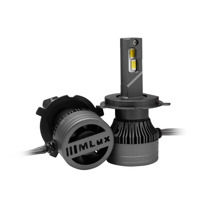 Комплект ламп MLux LED - BLACK Line H4/H19, 55 Вт, 5000°К (2 шт.)